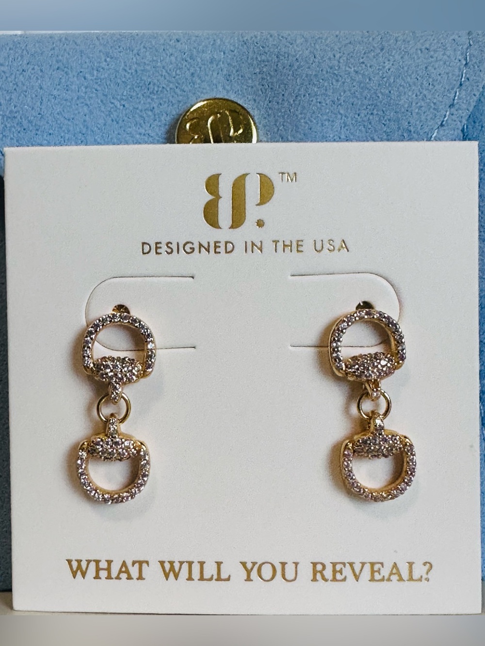 Bomb Party Vermeil Earrings .” Call the shots “ .925 Sterling Silver Vermeil ✨